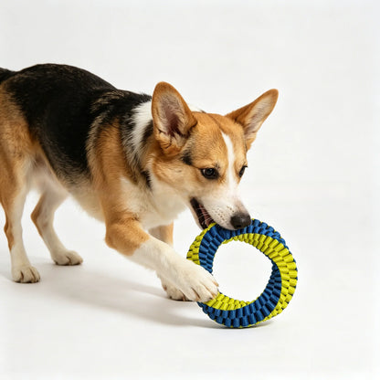 Nylon Weaving Pet Toy Bite Resistant Dog Training Toy