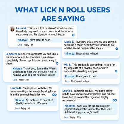 Lick-N-Roll™ - Rolling Slow Feeder