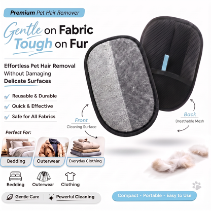 Swipe-N-Shed™ - Pet Hair Remover Mitt